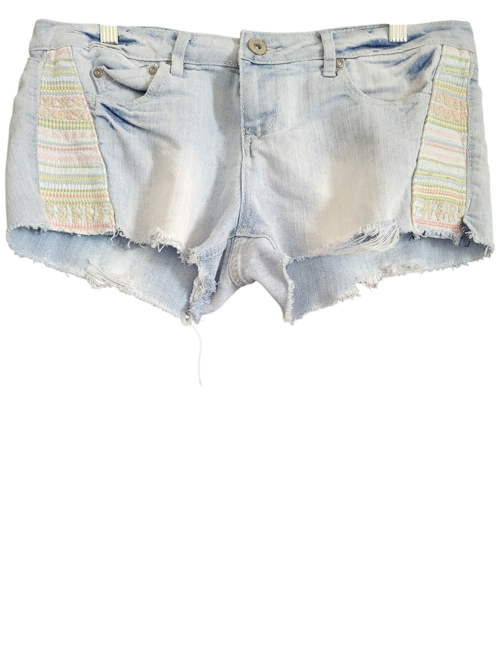 Red Camel Light Wash Denim Cutoff Shorts Blue sz 13